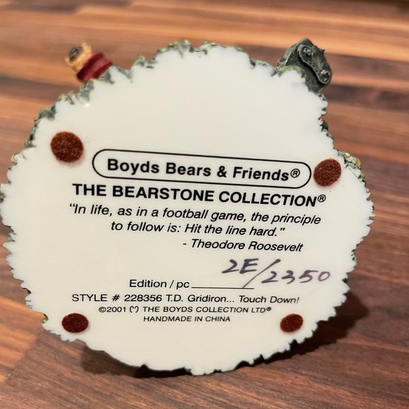 Boyd’s Bear Football T.D. Gridiron…Touch Down! - Picture 3 of 3